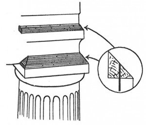 Constructional change of building to stop pigeons from entering